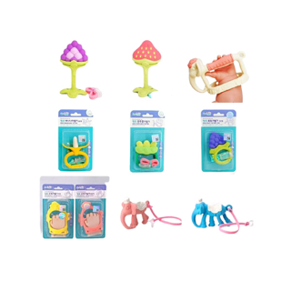  ของแท้พร้อมส่ง ใหม่  Ange อังจู เชื้อราไม่เกาะ ยางกัดอังจู ของแท้ มีมอก. Teether BPA free นึ่งได้ กระตุ้นพัฒนาการเด็ก