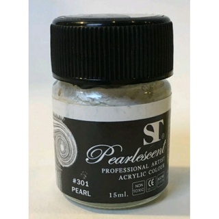 สีอะคริลิคSt pearlescent Acrylic colour สีบรอนด์เงิน และสีทอง