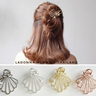 Big Seashell Hair clips 4 color 🧜‍♀️ สินค้าพร้อมส่งค่า