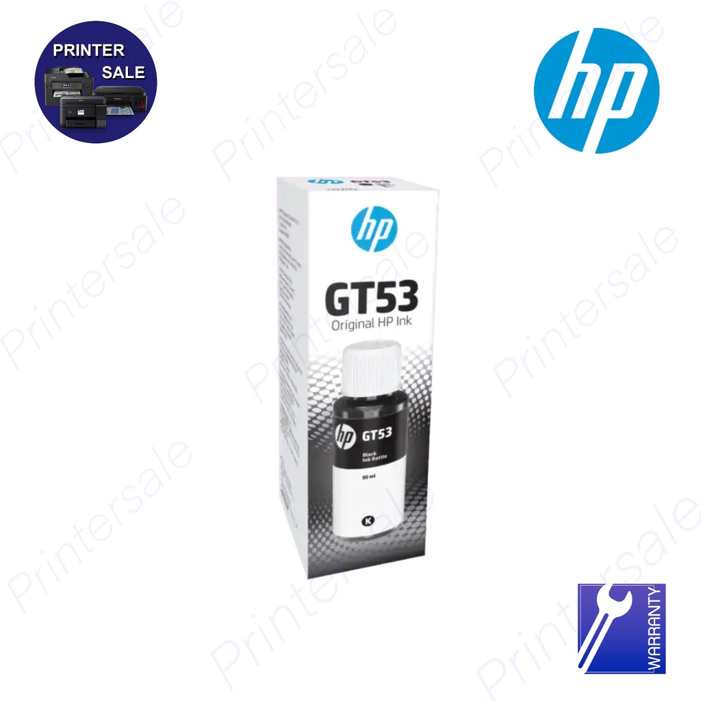 HP หมึกพิมพ์แท้ INK GT53 BLACK (1VV22AA) รับประกันหมึกแท้ ส่งเร็ว ส่งด่วนBy printersale