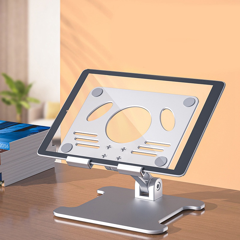 ☃Desktop Tablet Computer Stand with Dual Axis Design, Height/Angle ...