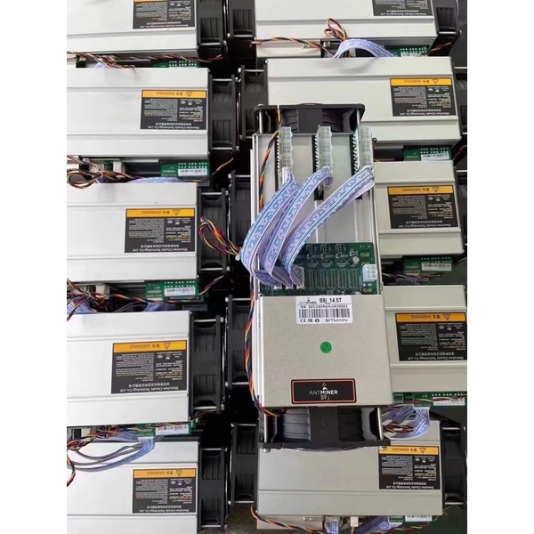 [พร้อมส่ง]Antminer s9 j i 14-14.5T/s เครื่องขุดบิดคอย เริ่มต้น bitcoin รวมพาวเวอร์ s9J apw7 NEW