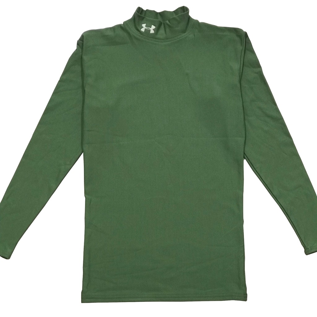 Under Armour เสื้อยืดคอปีน แบบพอดีตัว แขนยาว รุ่น coldgear สำหรับเด็กชาย 9-10 ขวบ | KSA108