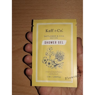 เจลอาบน้ำ Kaff &amp; Co. Safflower &amp; Cica Soothing Shower Gel (5 ml.)