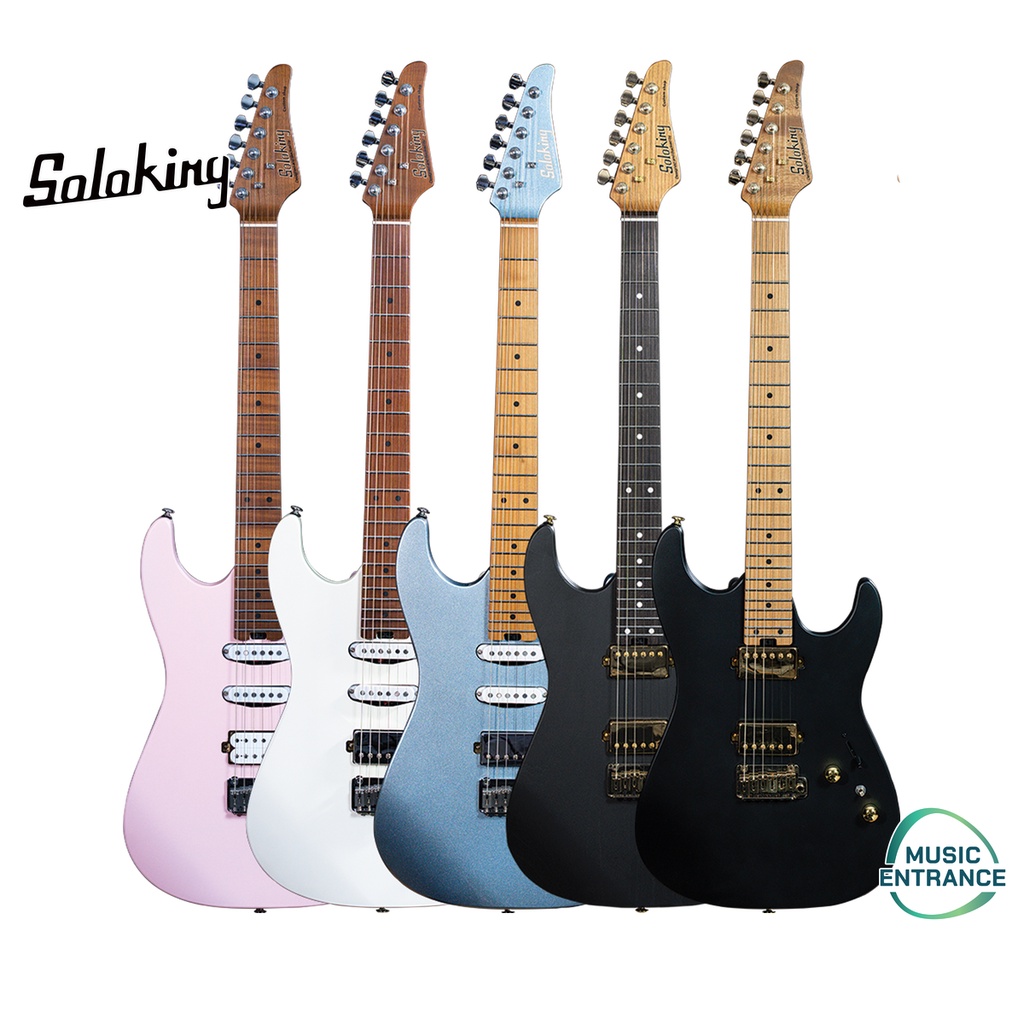 Soloking MS-1 Custom กีตาร์ไฟฟ้า Electric Guitar 24 เฟรท ทรง Modern Strat | สายกีต้าร์ D'addario 009