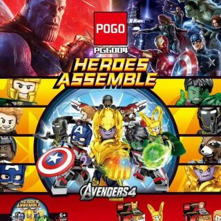 🚚🆓ส่งฟรีEMSไม่ต้องใช้โค้ด POGO 6004 Avengers endgame Minifigs (เลโก้จีน อเวนเจอร์ส มินิฟิก)