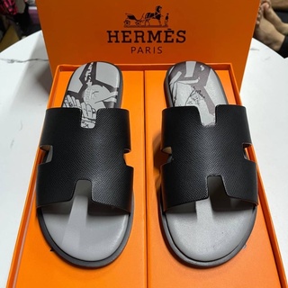 รองเท้าแตะ HERMèS IZMIR SANDAL แบบสวมหนังแท้💯