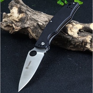 มีดพับ (pocket knife) Ganzo G732 ของแท้ เหล็ก 440C, Liner lock ด้าม G10 มีดแคมป์ มีดเดินป่า EDC