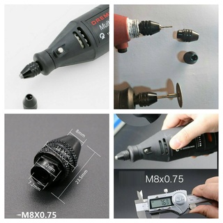 CH11 หัวจับแบบปลดเร็ว สำหรับเครื่องเจียรมินิ Dremel จับได้ 0.3-3.0 มิล