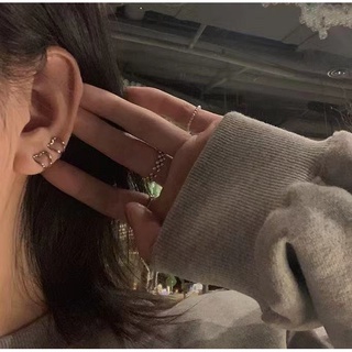 คลิปหนีบหูแบบเรียบง่ายแบบไม่ต้องเจาะหูหญิง 2021 อุปกรณ์เสริมหูแบบสวมสองแบบใหม่