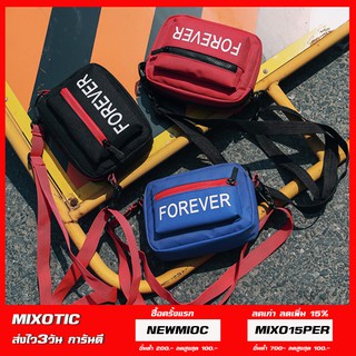 MIXOTIC กระเป๋าสะพายข้าง สตรีท แฟชั่น เกาหลี FOREVER [MTBG102]