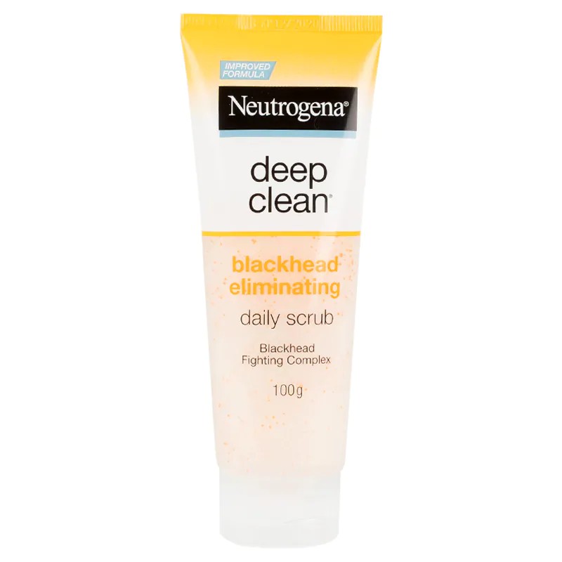 Neutrogena Deep Clean Blackhead Eliminating Daily Scrub นูโทรจีน่า ดีพ คลีน แบล็คเฮด อีลิมิเนทติ้ง เ