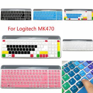 แป้นพิมพ์ซิลิโคนแบบบาง สำหรับ Logitech mk470