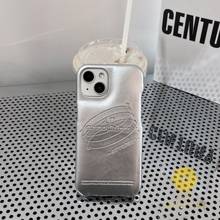 For เคสไอโฟน 14 Pro Max [Soft Silver] เคส Phone Case For iPhone 14 Pro Max Plus 13 12 Mini 11 X XS Max XR SE 8 7 For เคสไอโฟน11 Ins Korean Style Retro Classic Couple Shockproof Protective TPU Cover Shell