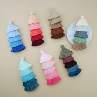 พู่ 5 ชั้น ความยาว 5.5 นิ้ว Tassel 5 Layer ราคาชิ้นละ 75 บาท