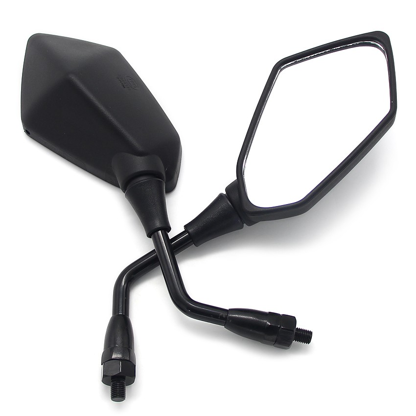 Universal รถจักรยานยนต์ด้านข้างกระจกมองหลังสําหรับ Kawasaki ZR250 400 550 750 Zephyr ZR-7 Z750R Z750