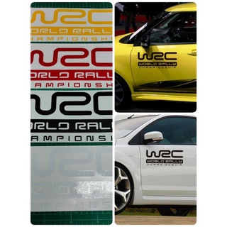 สติกเกอร์ ตัวอักษร WRC World Rally championship