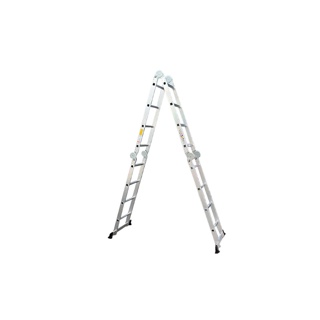 บรรไดพับได้ 5.8m/4.7m/3.7m Folding ladder 4x5 บันไดอลูเนียม บันไดพับได้อลูมิเนียม บันไดพับได้ บันไดช่าง เก็บเงินปลายทาง