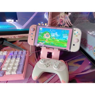 ปุ่ม nintendo switch ปุ่มกด thumb grip เท้าแมว joy con จอยคอน analog cap ซิลิโคน pastel animal crossing เปลี่ยนปุ่ม