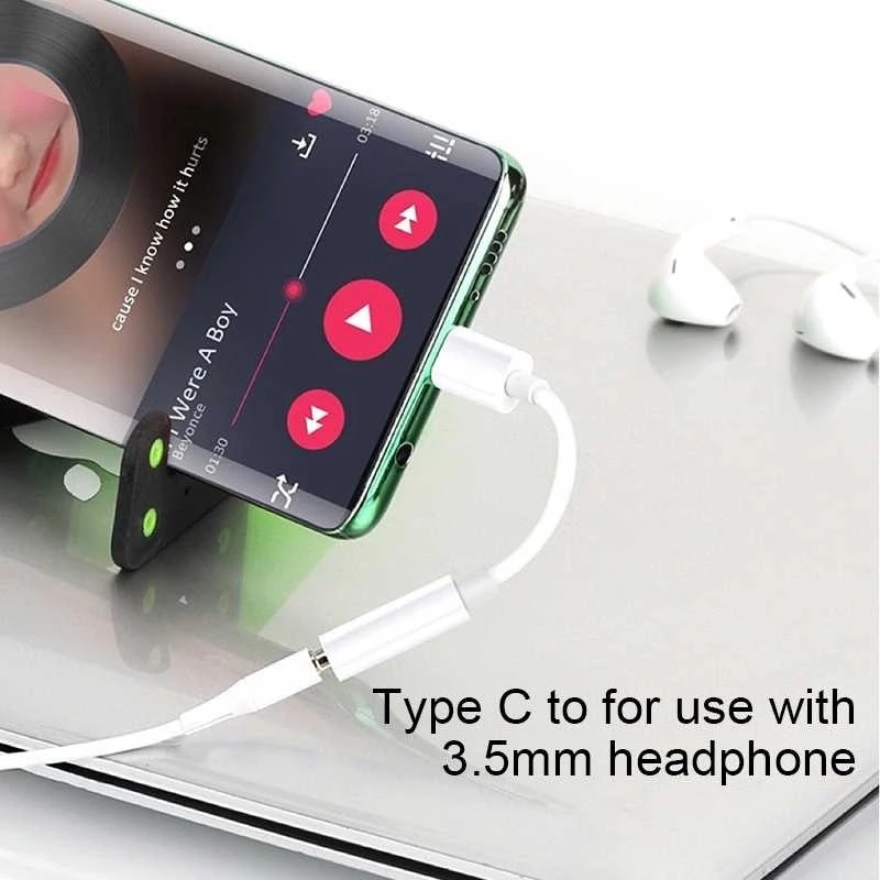 อะแดปเตอร์แปลงสายเคเบิ้ลหูฟัง Type-C เป็นแจ็ค 3.5 มม. สําหรับสมาร์ทโฟน thumbnail 6
