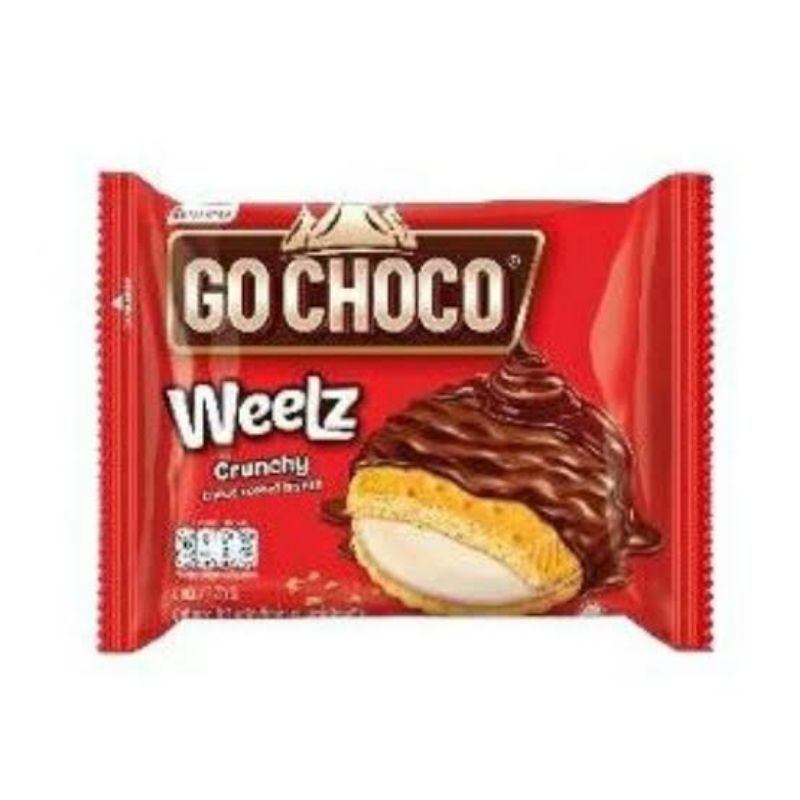 ขั้นต่ำ6ชิ้น‼️ Go choco weelz crunchy 22 g.