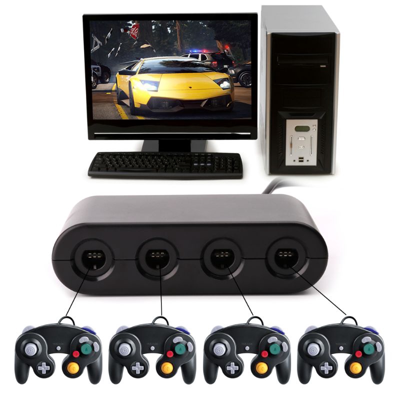 อะแดปเตอร แปลง Gc To Wii U Pc Switch 3 In 1 Shopee Thailand