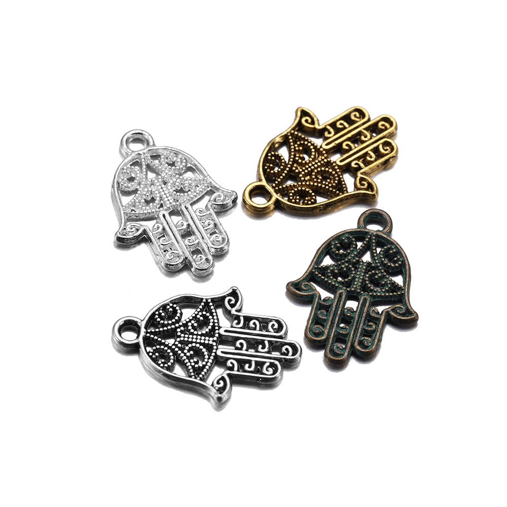 CHARMS จี้สร้อยคอสีเงินสไตล์โบราณ 15×21 มม . 20 ชิ้น / ล็อต