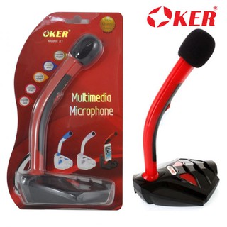 OKER ไมโครโฟนแบบตั้งโต๊ะ Microphone Computer รุ่น K1