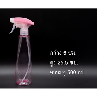 ฟ๊อกกี้ ขวดสีใส ขนาด6x25.5cm. ความจุ500ml.