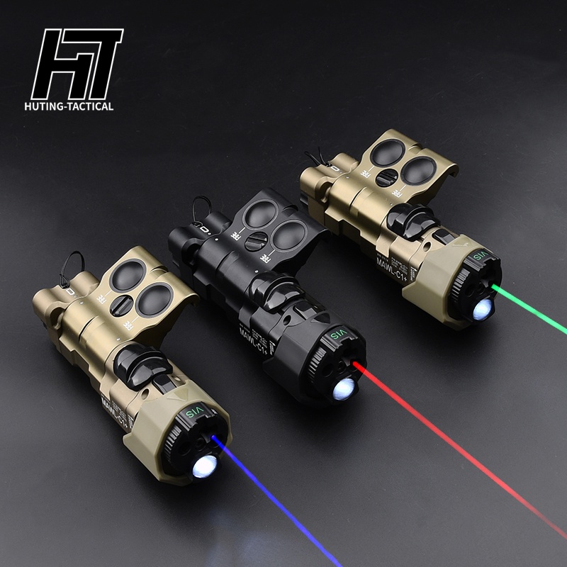 WADSN Tactical Mini Dbal-A2 Metal Green Dot IR Laser Weapon