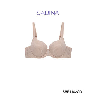 Sabina เสื้อชั้นใน มีโครง รุ่น Personal รหัส SBP4102CD สีเนื้อเข้ม