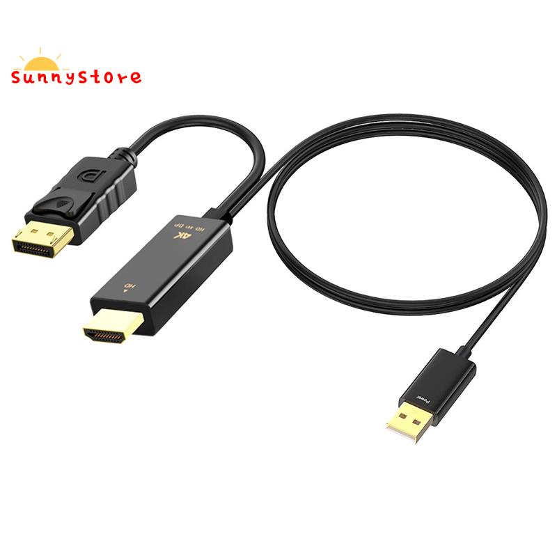 HDMI to DP 4K 60Hz HighDefinition Adapter Cable Graphics Card Shopee