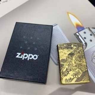 ไฟแช็ค Zippo กันลมกันน้ำไฟแช็กน้ำมันก๊าด