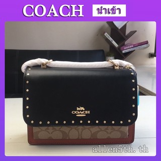 กระเป๋า Coach แท้ F90400 กระเป๋าผู้หญิง / forever Young / กระเป๋าสะพายข้างสายโซ่ / crossbody bag