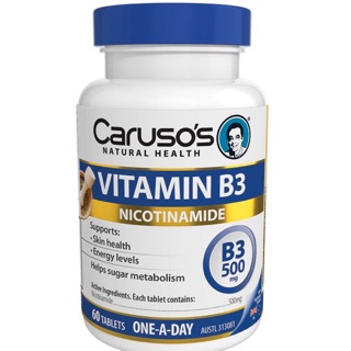 Carusos Natural Health Vitamin B3 500mg 60 เม็ด จากออสเตรเลีย