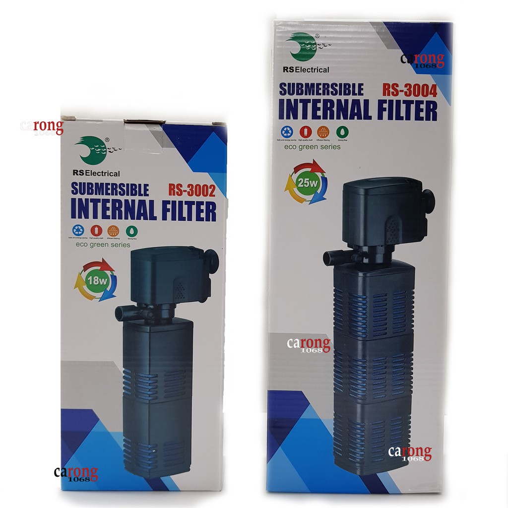 กรองไมโครชีวภาพแบบจุ่มในตู้ปลา RS-3004 25W 1750 l/h