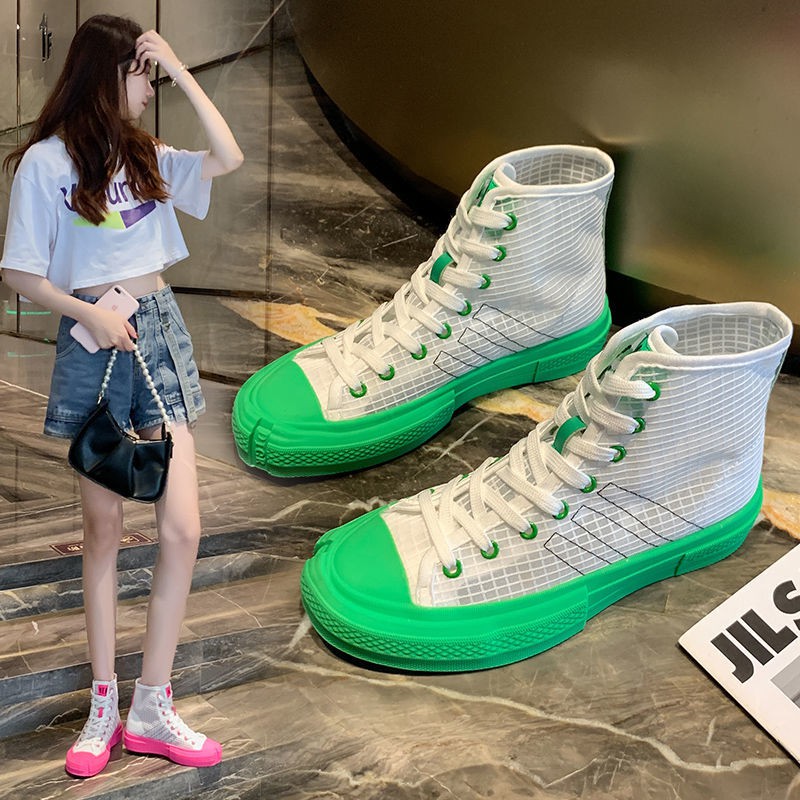 Summer breathable high-top shoes