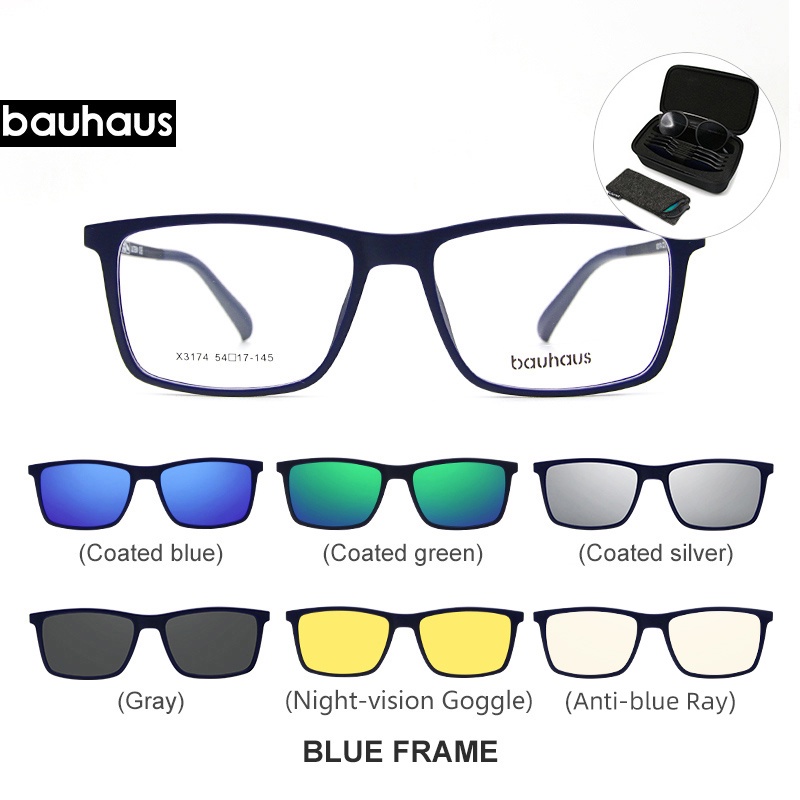 B3174 Sunglasses Clip Mirrored Clip on Sunglasses Clip