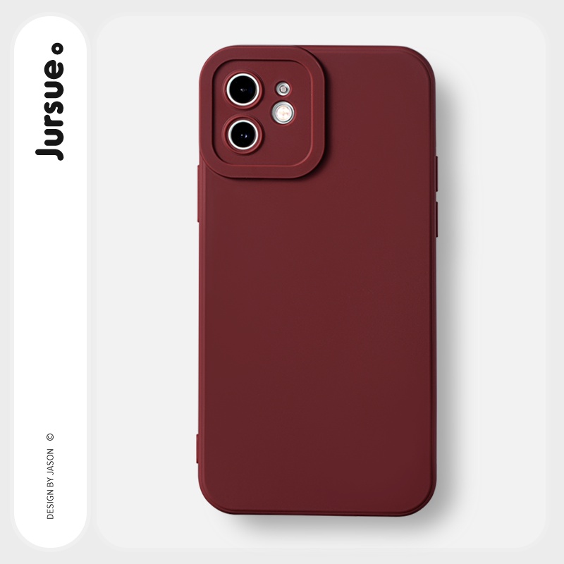 JURSUE เคสไอโฟน เคสซิลิโคนนุ่มกันกระแทก เคสโทรศัพท์ Compatible for iPhone 16 15 14 13 12 11 Pro Max SE 2020 X XR XS 8 7 Plus พลัส YCS10
