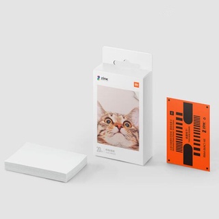 Xiaomi Youpin Original Xiaomi ZINK Pocket Printer Self-adhesive Photo Printing Paper 50 แผ่น เหมาะสำหรับ Xiaomi 3 นิ้ว Mini Pocket เครื่องพิมพ์ภาพ SE3061