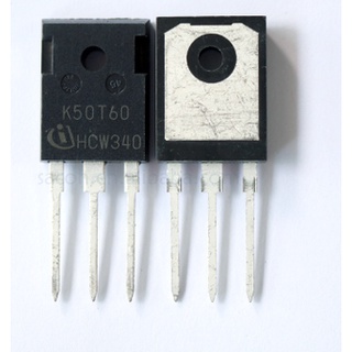 IGBT K50T60 ใหม่ ของแท้ ยี่ห้อ Infineon IKW50N60T 50N60 K50N60อะไหล่ตู้เชื่อม อะไหล่เครื่องเชื่อม