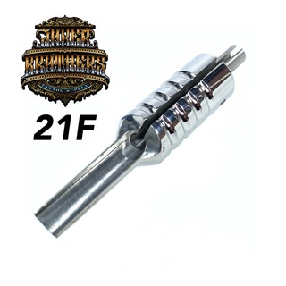 กระบอกเครื่องสักสเเตนเลส ขนาด 21F Magnum Tattoo Grip