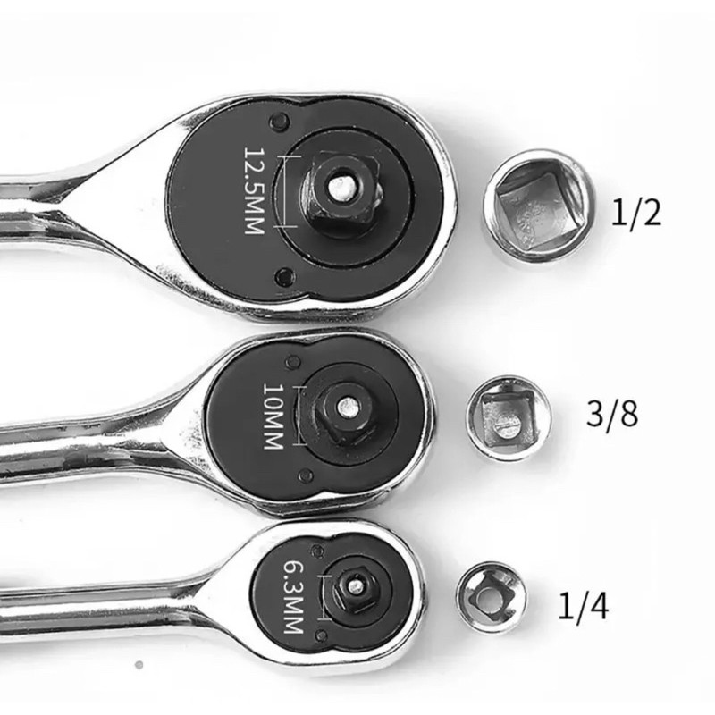 ข้อต่อบล็อค บล็อกต่อตรง 1/2”(4หุน),1/4”(2หุน) ขนาด 3,5,10 นิ้ว ข้อต่อตรง CRv บ็อกอเนกประสงค์ ข้อต่อลูกบล็อก ด้ามขันบล็อค - รูปที่ 2