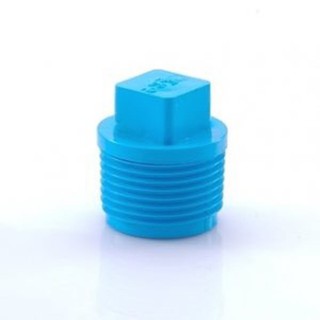 ปลั๊กอุด ปลั๊กอุดมีเกลียว PVC ขนาด 1 1/2", 2" ยี่ห้อท่อน้ำไทย ชั้น 13.5 หนา
