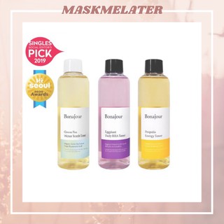 [NEW] 3สูตร BONAJOUR Toner (Propolis, Eggplant, Green Tea) 205ml อ่านก่อนสั่งซื้อ
