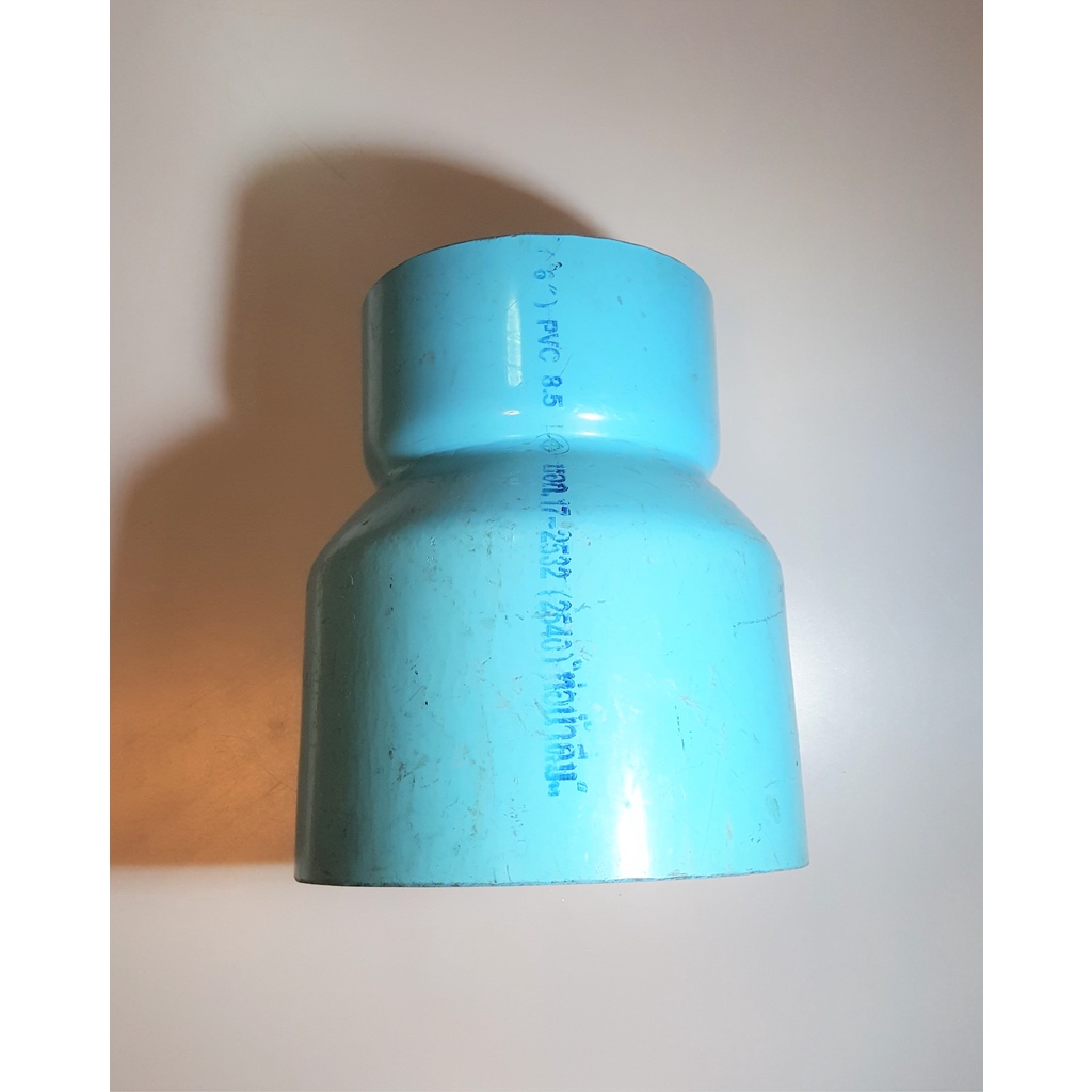 ข้อต่อตรงลด พีวีซี PVC 8 x 6 นิ้ว หนา 8.5