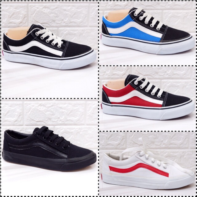 ลดราคา 139 - 179 บาท รองเท้าผ้าใบ ทรง VANS ไซส์ 37-44 บางสีมีตำหนิ อ่านก่อนสั่งซื้อค่ะ