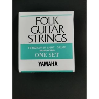 สายกีตาร์โปร่ง YAMAHA ของแท้ [Made in Japan] 1ชุด6เส้น แถมปิ๊กอย่างดี 1ตัว พร้อมส่ง 🚚 ส่งเร็ว 🚀