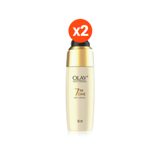 [แพคคู่] OLAY โอเลย์ Total Effects 7-in-1 Anti-Ageing Serum เซรั่ม สูตรป้องกันริ้วรอย 50ml x2 ขวด