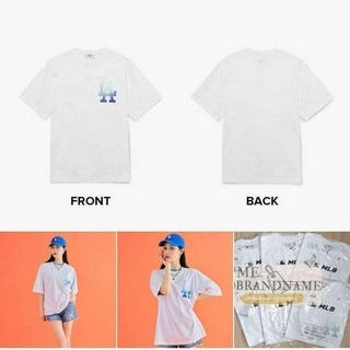 ของแท้ 💯% MLB Basic Big Logo T-Shirts Los Angeles Dodgers เสื้อยืดสีขาว logo LA 🤍🤍